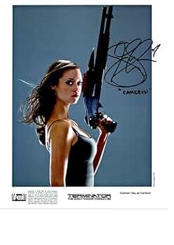 サマー・グロー直筆サイン入り超大型写真…Summer　Glau…ターミネーター… サマー・グロー直筆サイン入り超大型写真…Summer Glau