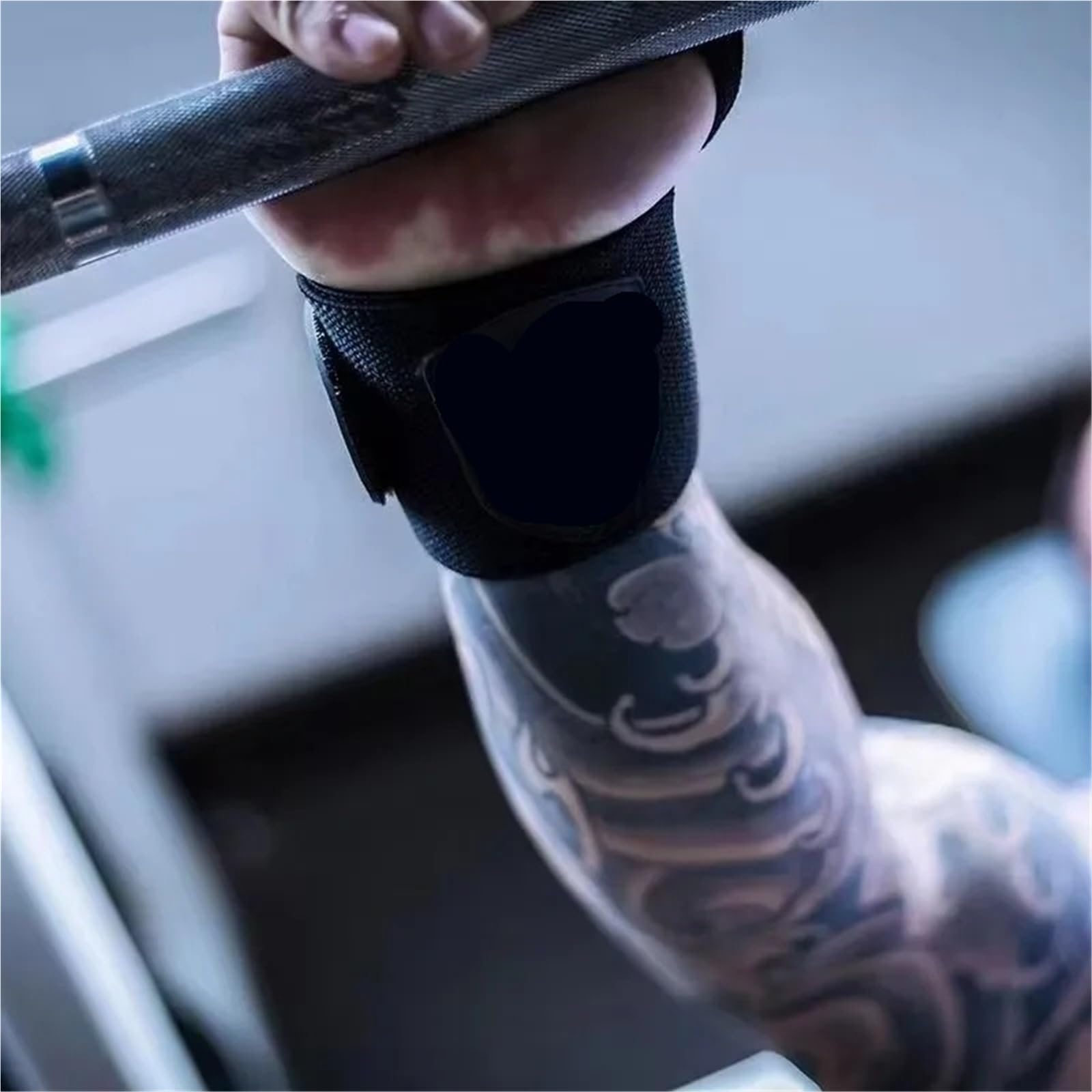 1 Paar Handgelenkbandagen Coole Gewichtheberunterstützung for das Fitnessstudio Fitnesstraining Gewichthebergurte mit Daumenschlaufe für Sommer-Sport
