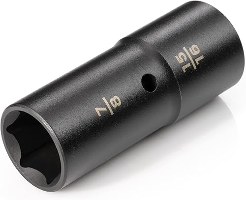 TEKTON SIF20909 - Enchufe abatible de impacto de pared delgada de 12 pulgadas de 78 x 1516 pulgadas