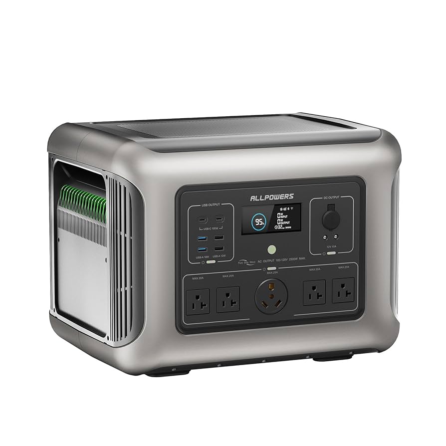 Amazon.com : ALLPOWERS R2500 Portable Power Station w/5