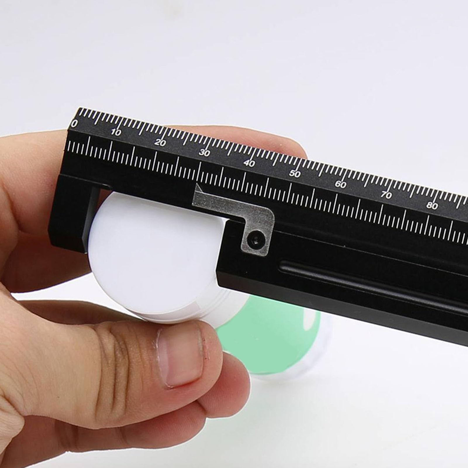 Regla de Medición de Aleación de Aluminio para Carpintería con Diseño Preciso para Profesionales 0-250 Mm de Longitud y 150 Mm de Diámetro Exterior para Entusiastas de la Carpintería