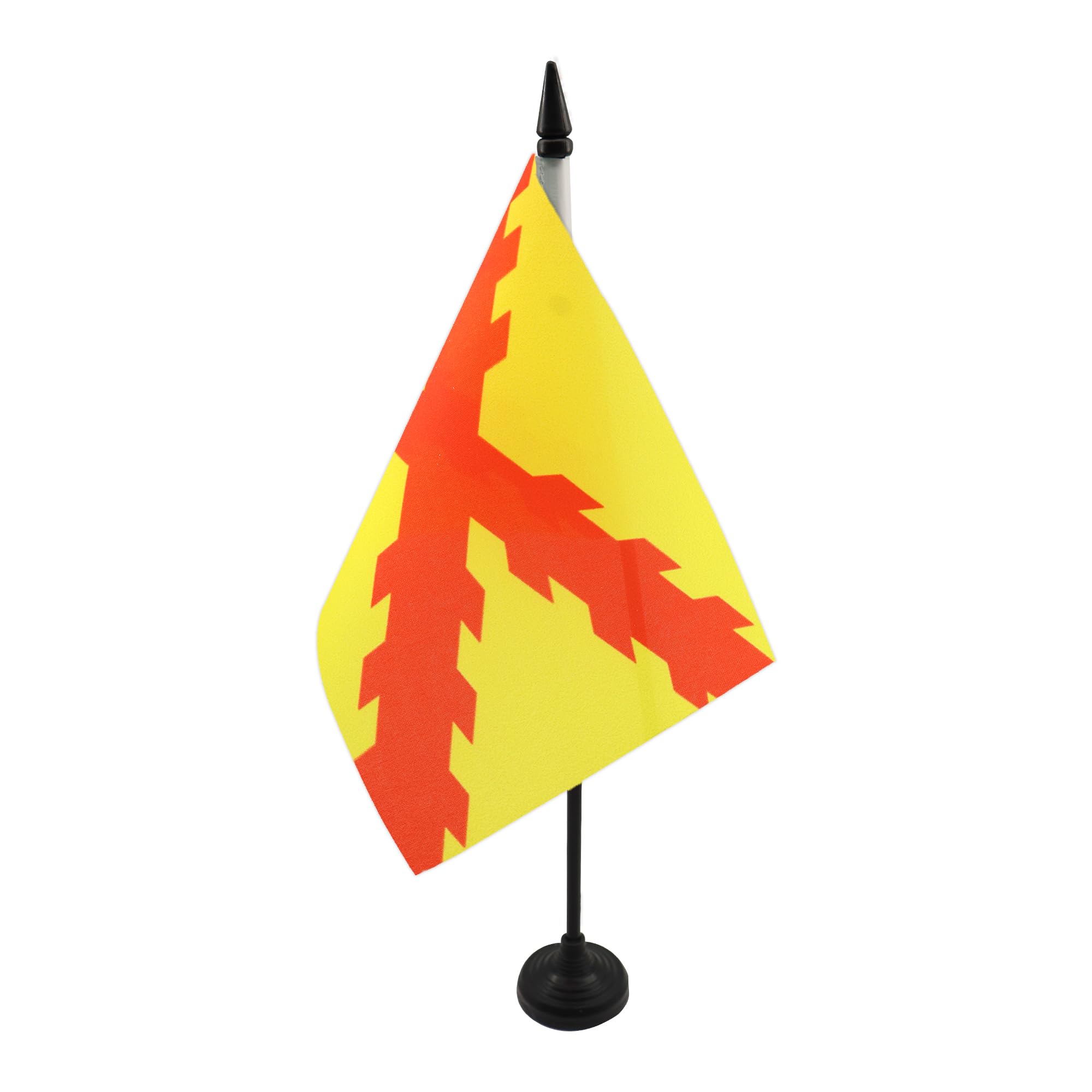 AZ FLAG Tischflagge Spanien Tercios Morados Viejos – 15x10 Cm Mit Schwarzem Sockel & Mast