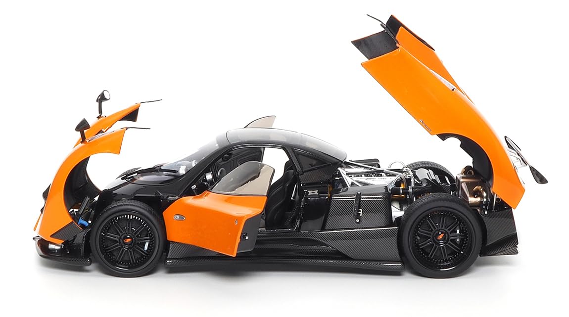 Almost Real 850409001 - Pagani Zonda F Arancio St. Tropez 2005 - echelle 1/18 - modèle de Voiture
