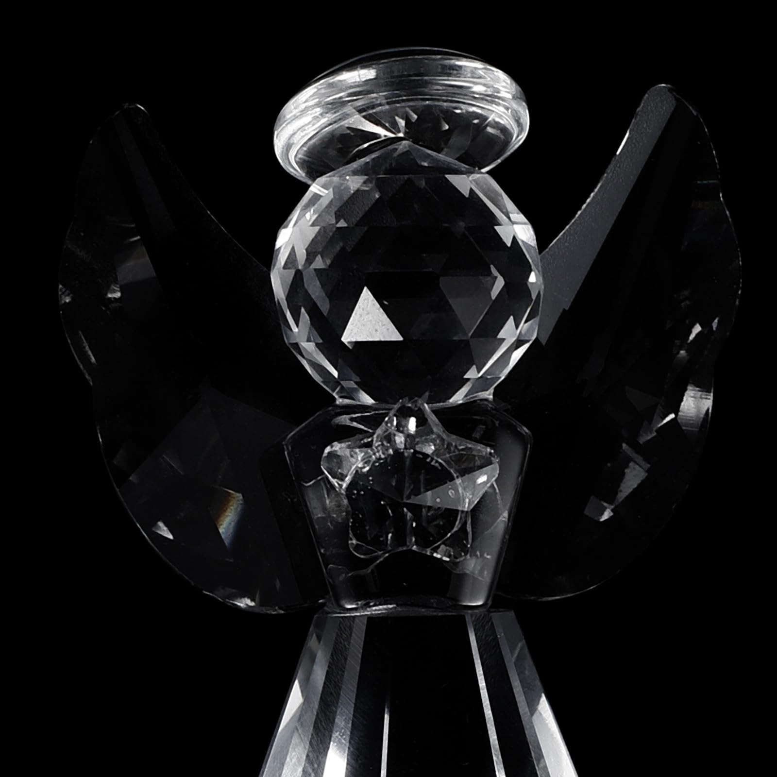 Toyvian 8 Piezas Figura Decorativa de Ángel de Cristal para Hogar y