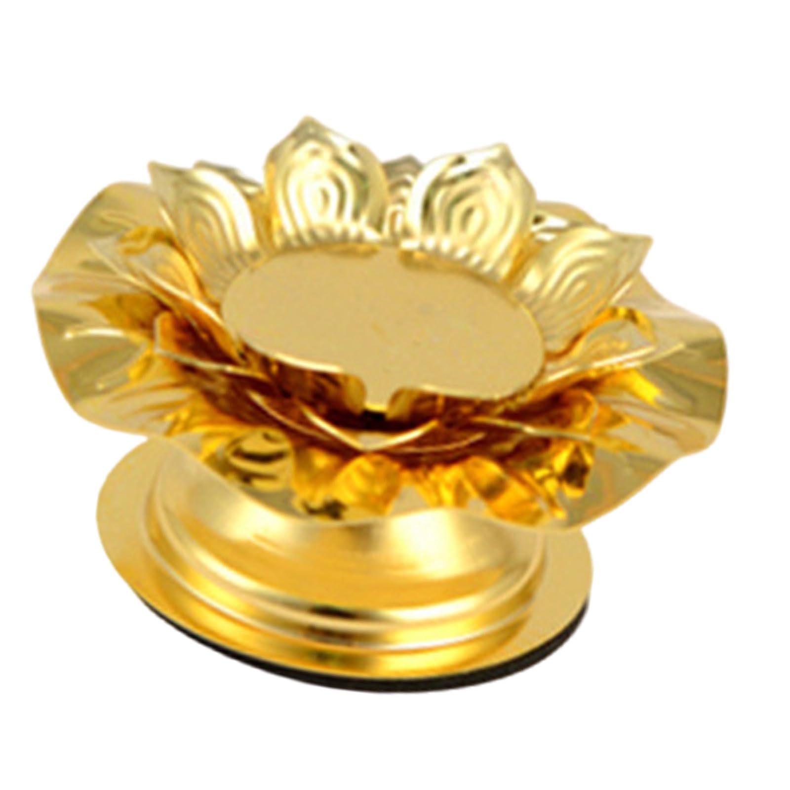 Stand and Flower Designing Oil Lamp Holder for Cultural Collectors and Home Enthusiasts Holder