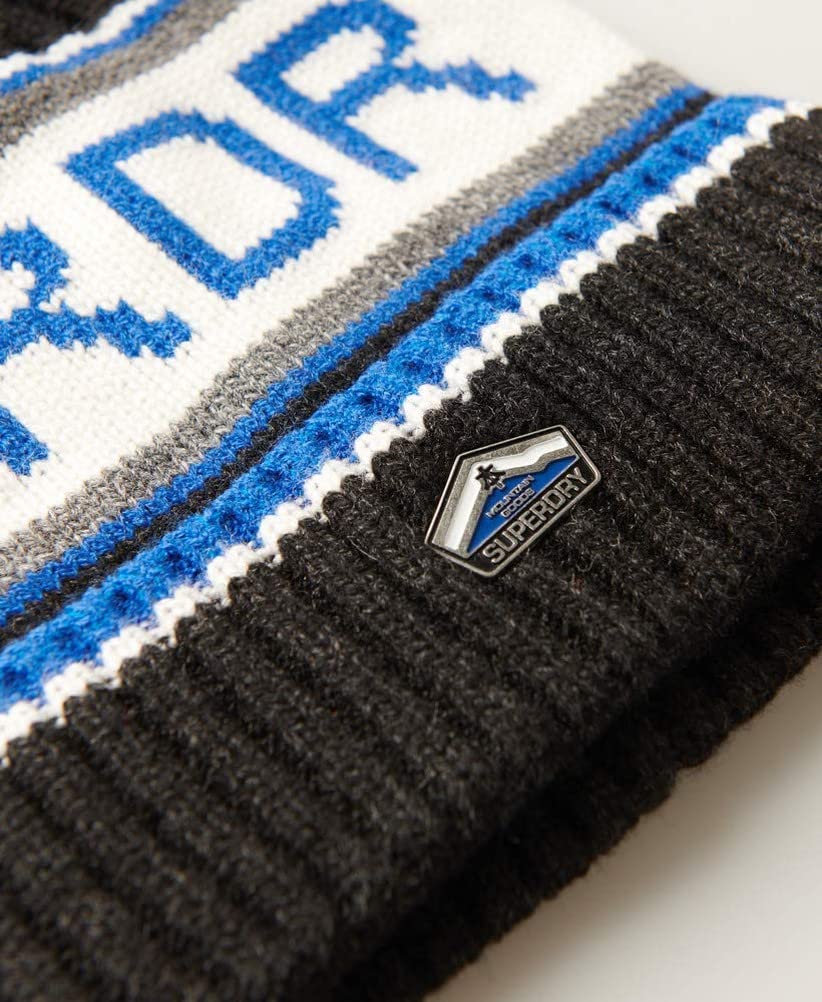 Superdry Logo Beanie Gorro de Punto para Hombre