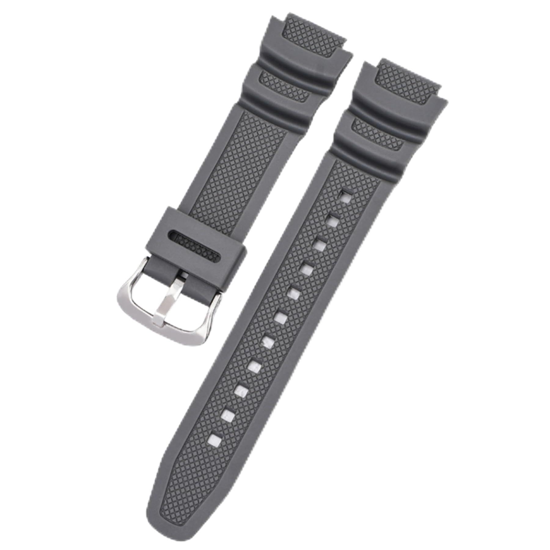 Natural Resin Strap Compatible with Casio AE-1200 AE-1300 F-108 W-216H AE-1000w AEQ-110 W-800H AQ-S800W SGW-300H W-216H W-218 Men's 18mm Watch Band Replacement