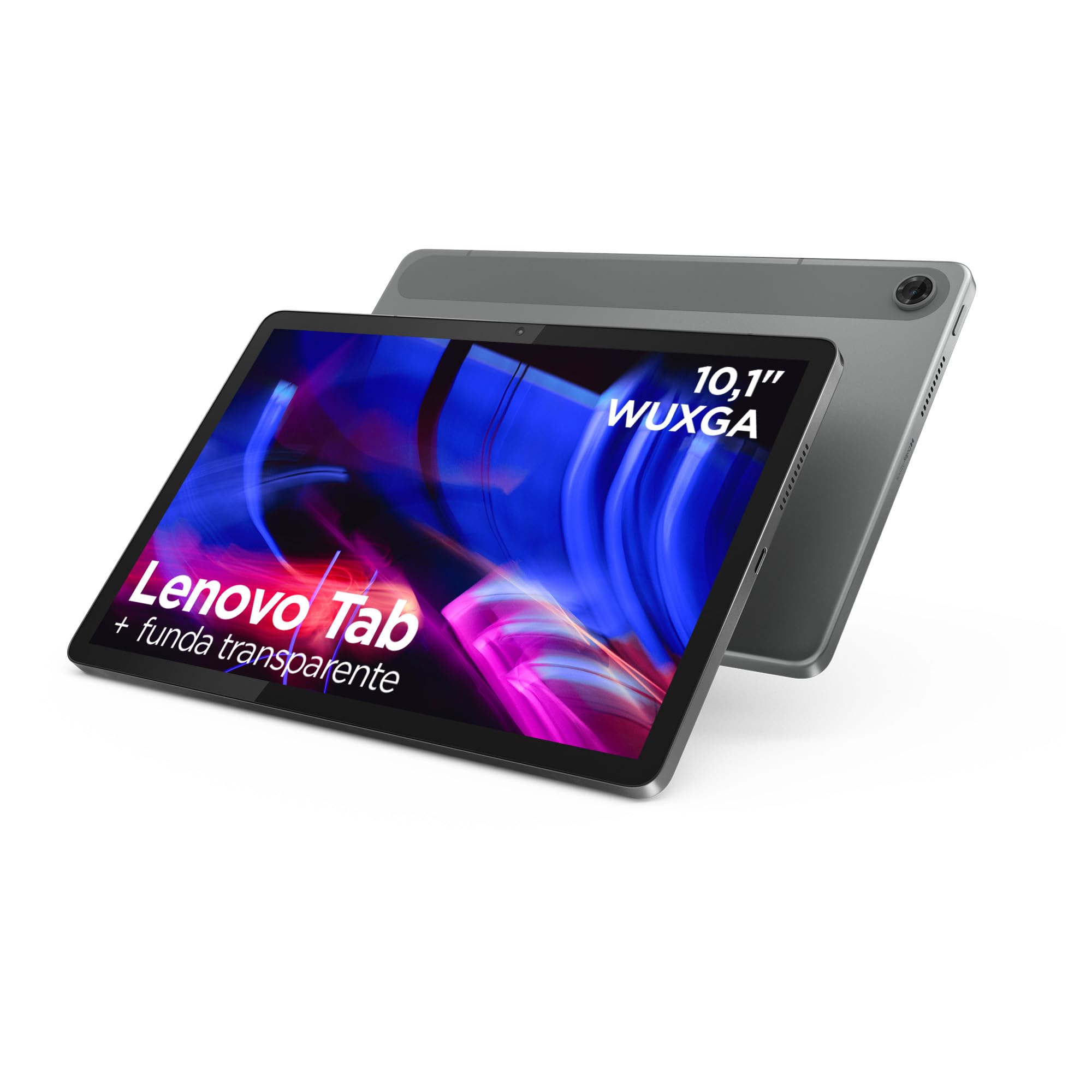 Lenovo Tab – Tablet 10.1" WUXGA (MediaTek Helio G85, 4 GB RAM, 128 GB, 60 Hz, 2 Altavoces, Wi-Fi 5, Bluetooth 5.3, Android 14) Color Azul Polar – Incluye Case Transparente con Soporte Incorporado — view 14
