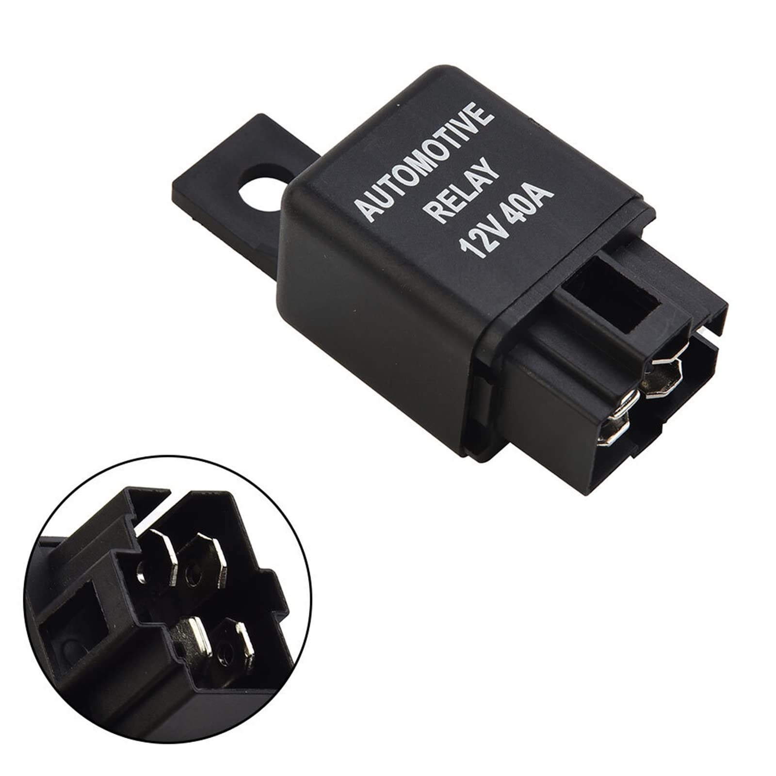 TIFLON Relé de Coche de Repuesto for Luces antiniebla for estéreo 1 Uds. DC 12V 40A Accesorio de Alarma automotriz de 4 Pines 1 Uds