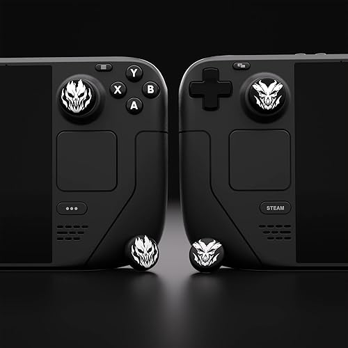 Miniatura 6 de PlayVital Thumb Grip Caps for Steam Deck LCD, Silicone Thumbsticks Grips Joystick Caps for Steam Deck OLED - Fire Demons