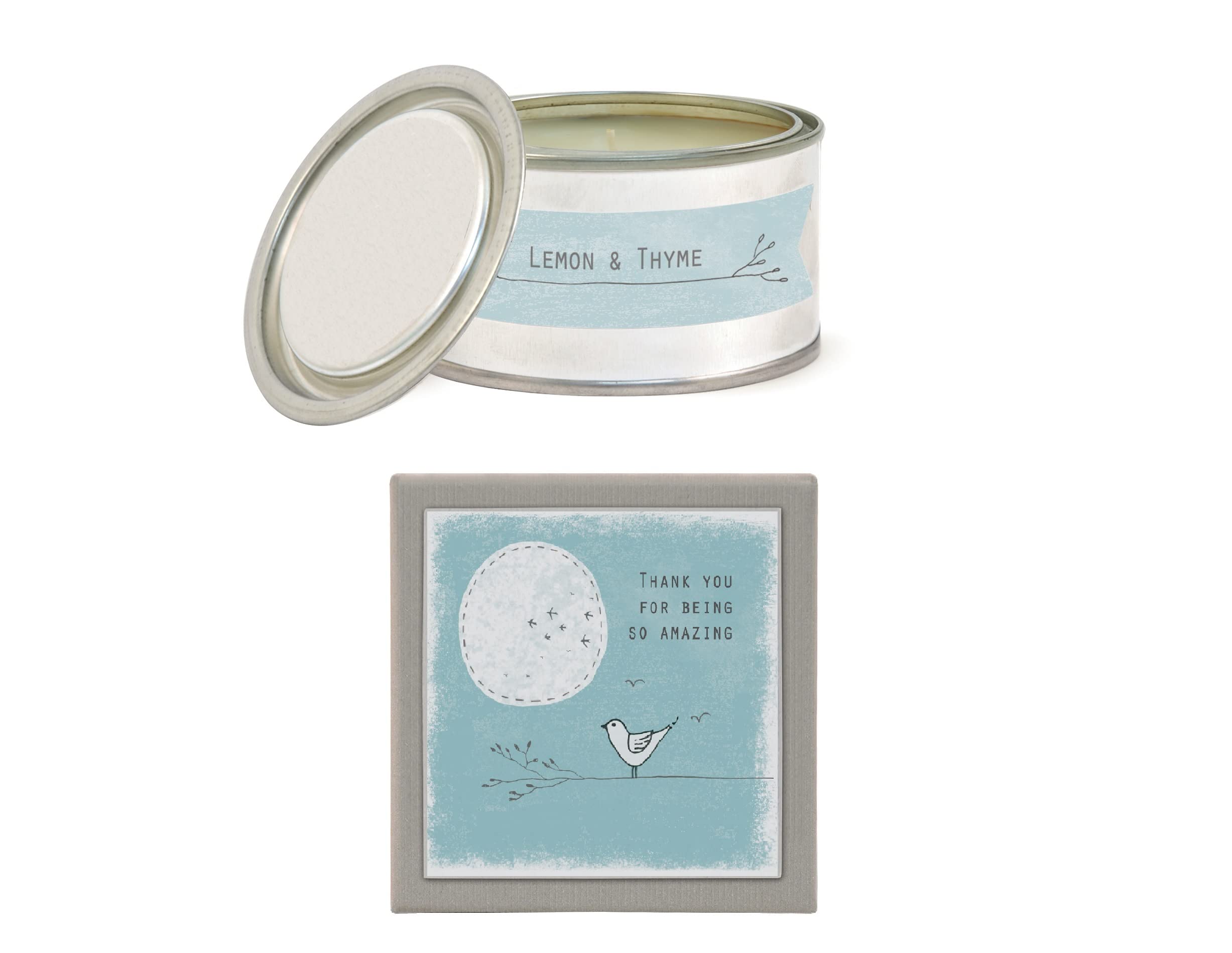 East Of India Boxed Candle - Because Of You