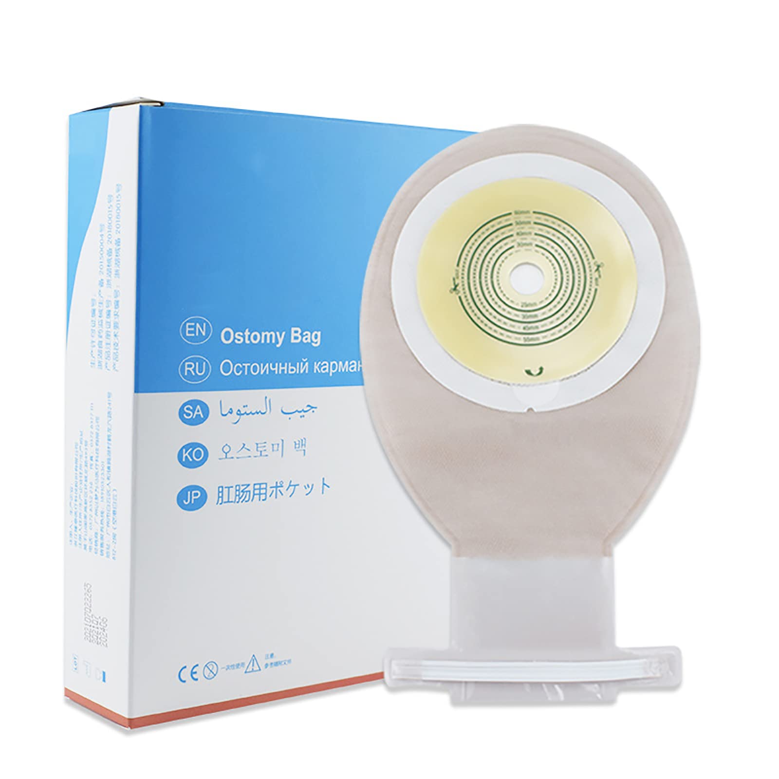 Buy 10 PCS Ileostomy Bag, Medicals OnePiece Closed Stoma Bag, No To