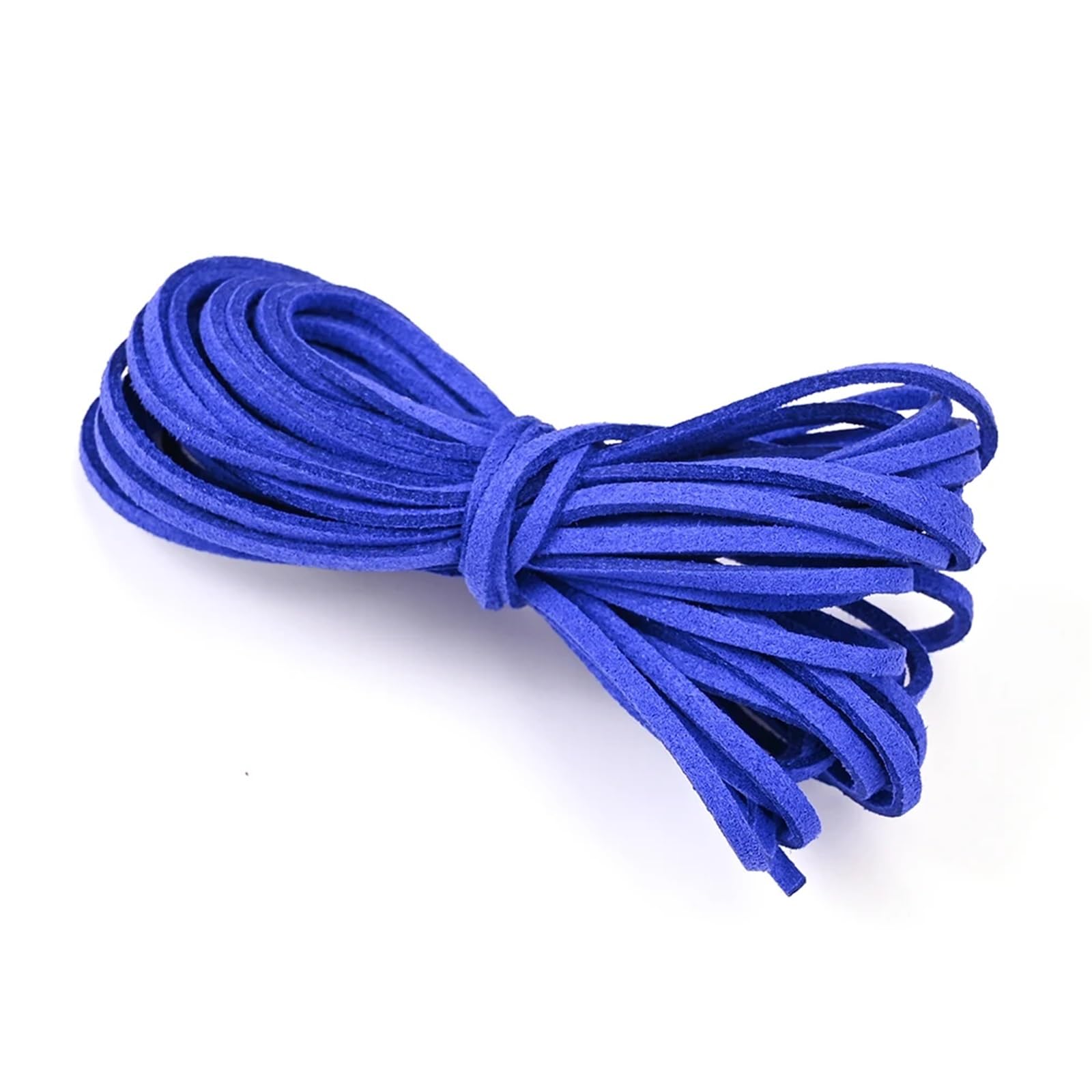 Sznurek ze sztucznej skóry zamszowej 10 szt. stoczni/partia 2,5 mm sznurek sztucznego zamszu Skórzana lina Ręcznie robiona nić(Dark Blue)