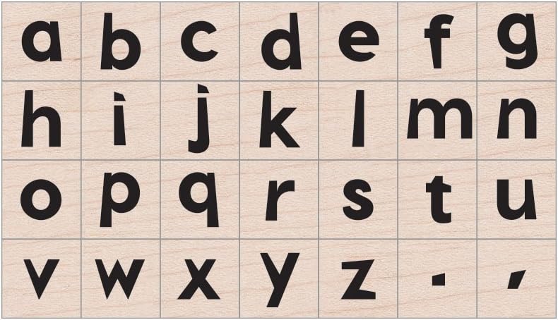 Hero Arts LL929 Wood Sets, Legacy Letters