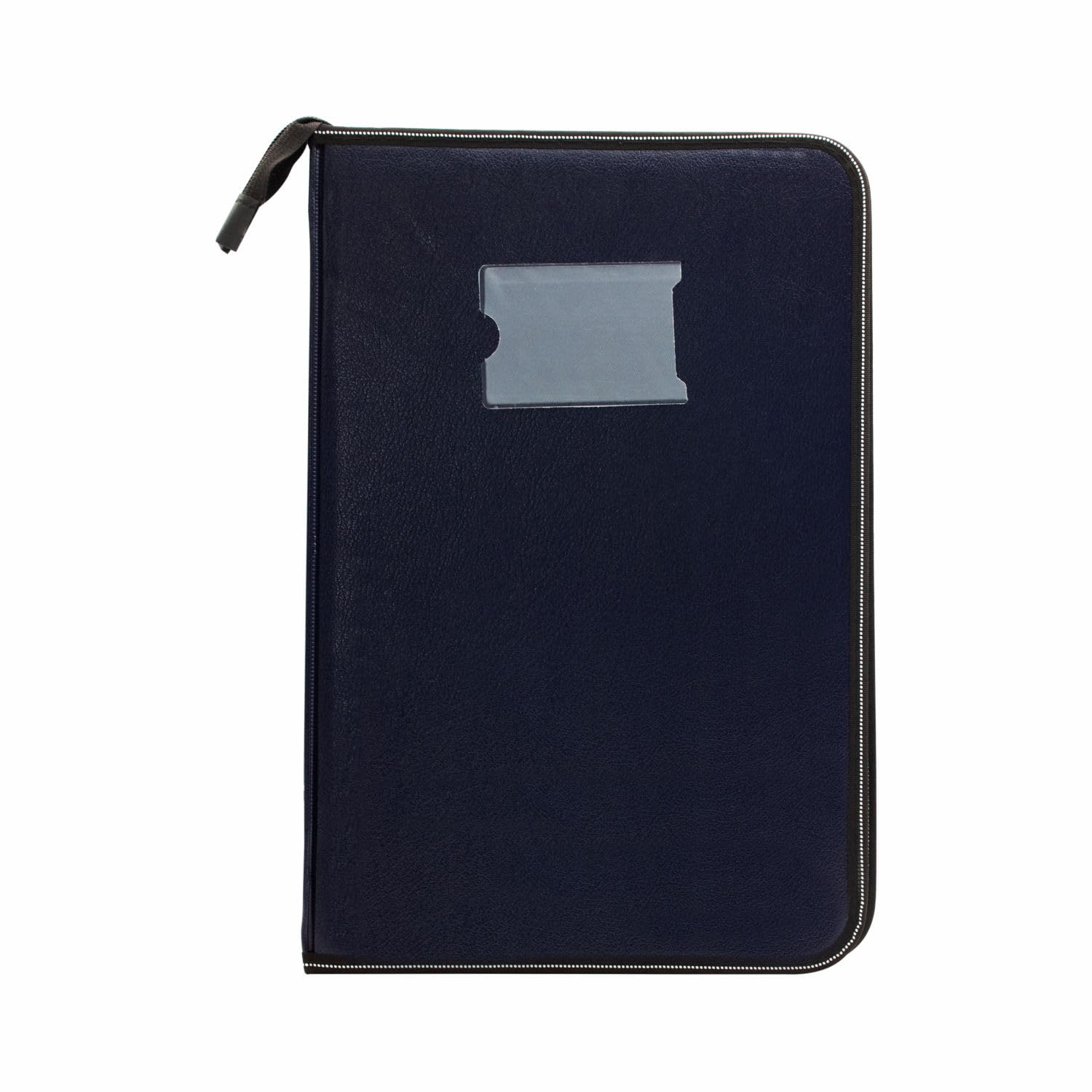 Anupam Tycoon Executive - Cartella portadocumenti con cerniera, grande tasca portaoggetti, sicura e trasparente, 40 buste trasparenti, tasche a fessura per carte e passaporto, colore: blu