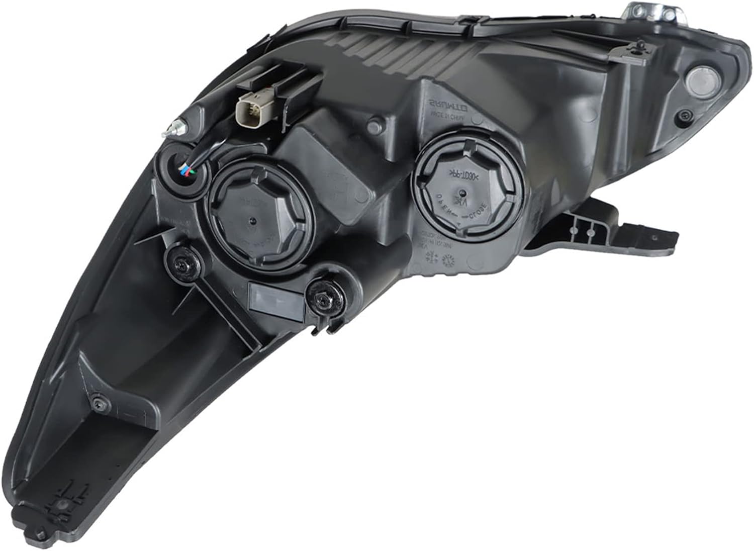 munirater Headlight Assembly Projector Halogen Headlamp Black Housing Left Side Replacement for 2019 2020 2021 2022 Spark LS/LT