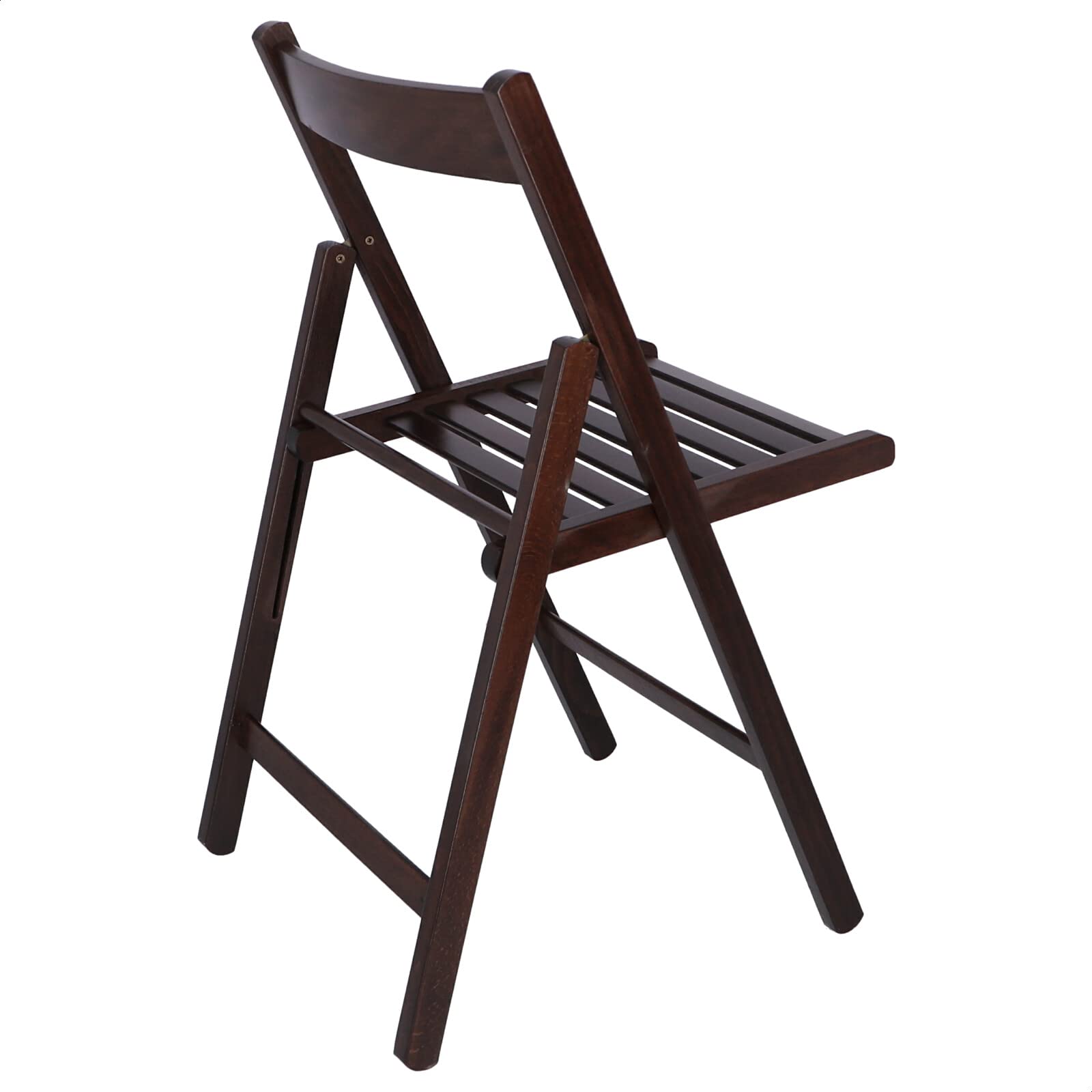 Mueblear 19021 Krzesło składane niskie drewno Wenge 43 x 46 x 79 cm