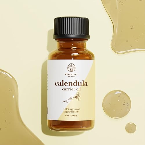 Miniatura 3 de Aceite de caléndula  Aceite portador de primera calidad  Nutritivo para la piel, la cara, el cuerpo, la revitalización del cabello  Hidratante,