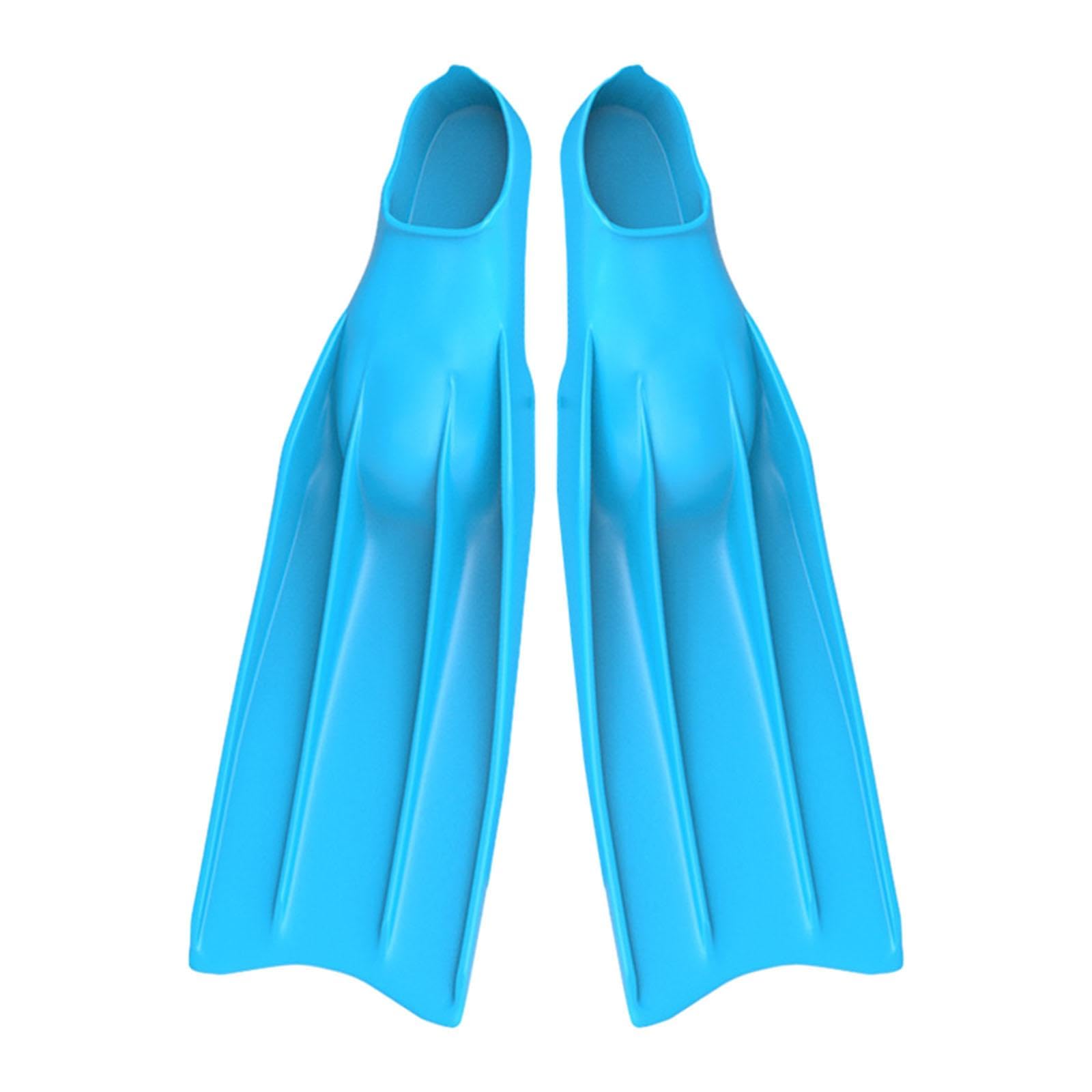 Aletas de Snorkel, Aletas Largas de Silicona, Aletas de Buceo Portátiles Y Cómodas para Adultos, Aletas de Natación de Viaje, Aletas de Buceo