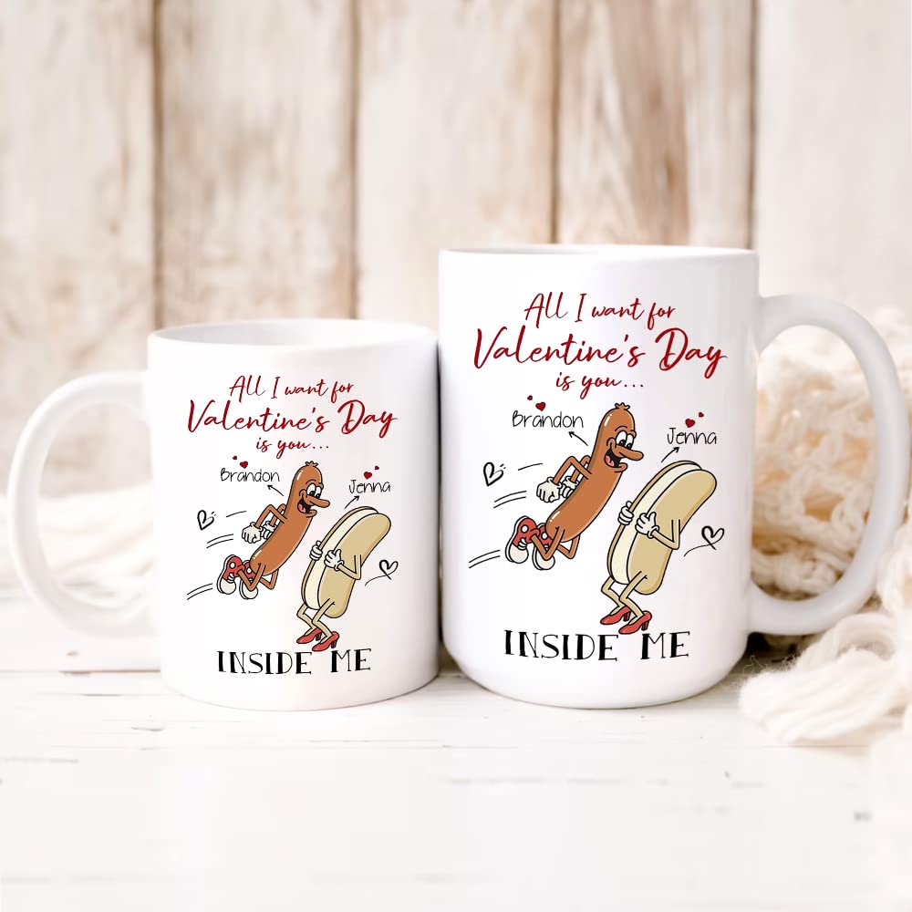 Custom Couples Coffee Mug, His And Hers Gift, Mr. & Mrs. Mug Set, Engagement Gift, Engagement