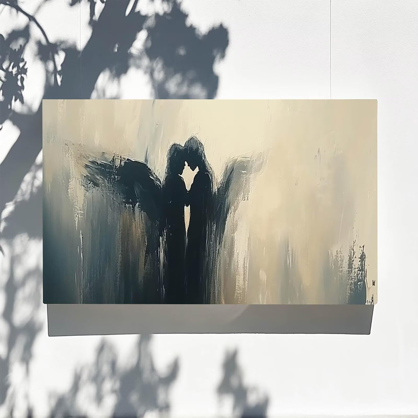 DIY Malen nach Zahlen Erwachsene Paar Malen nach Zahlen ab 7 jahre Mädchen Engel Kreativ set für Erwachsene mit Leinwand Acrylfarben set und Pinsel, Bastelset zum Bemalen für Wanddeko 80X160cm 7w-0-6