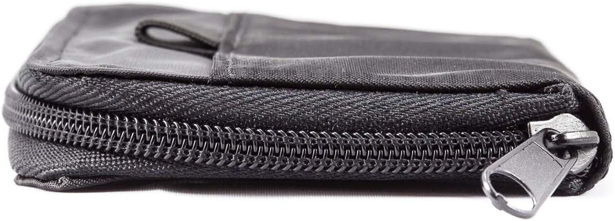 Big Skinny Women's Lynx Zippered Slim Wallet, Holds Up to 30 Cards