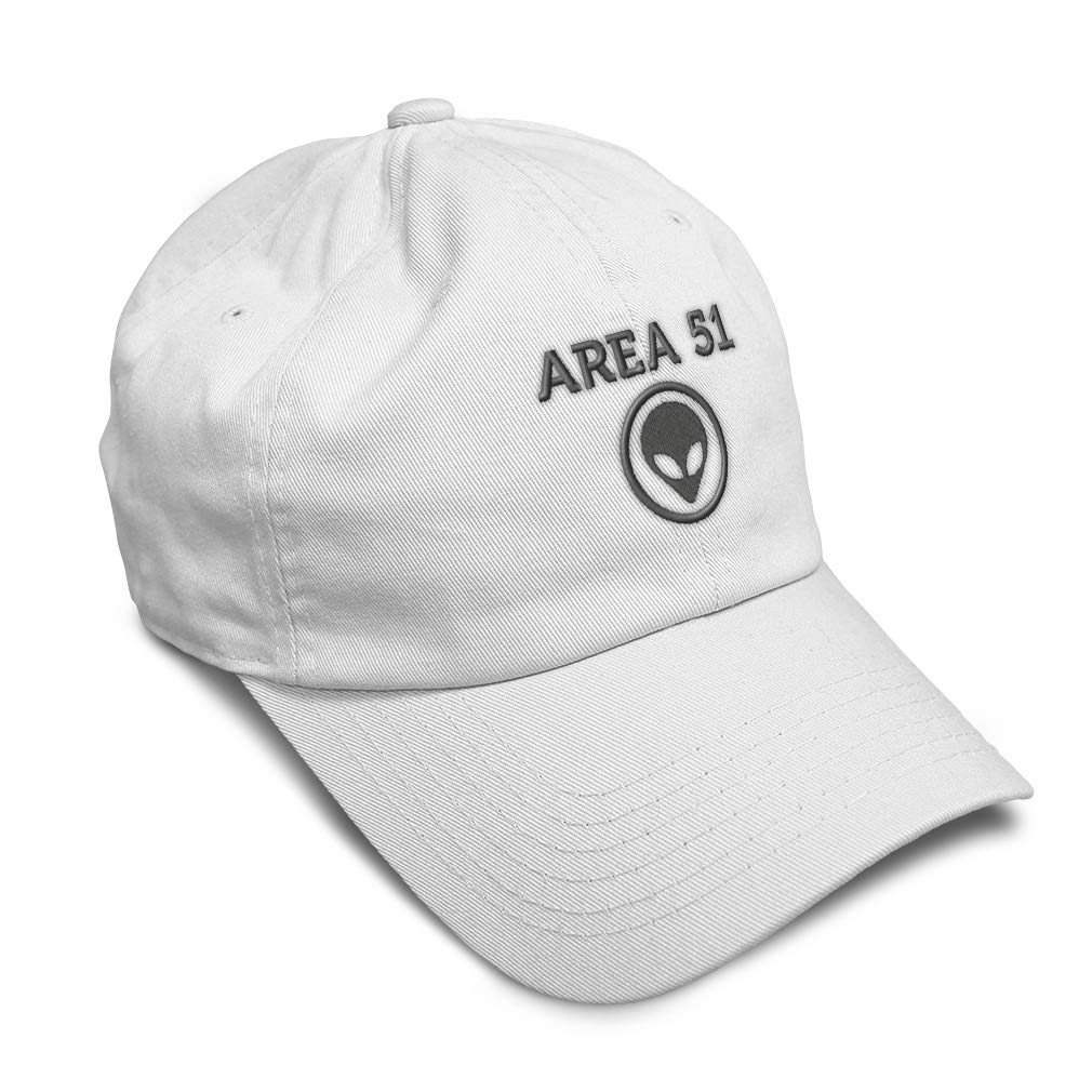 Gorra de béisbol personalizada, suave, 51 bordados, para hombre y mujer - Blanco - talla única