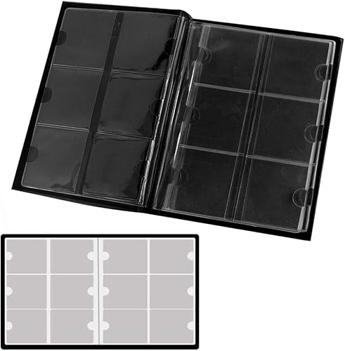 Miniatura 2 de Álbumes de monedas con soportes de cartón, 60 bolsillos de 2 x 2 pulgadas, libros de almacenamiento de monedas para coleccionar monedas CS36