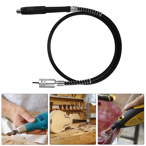 Miniatura 6 de WMYCONGCONG Extensión de eje de taladro flexible Adaptador de eje flexible universal Accesorio para amoladora rotativa Dremel Herramientas de