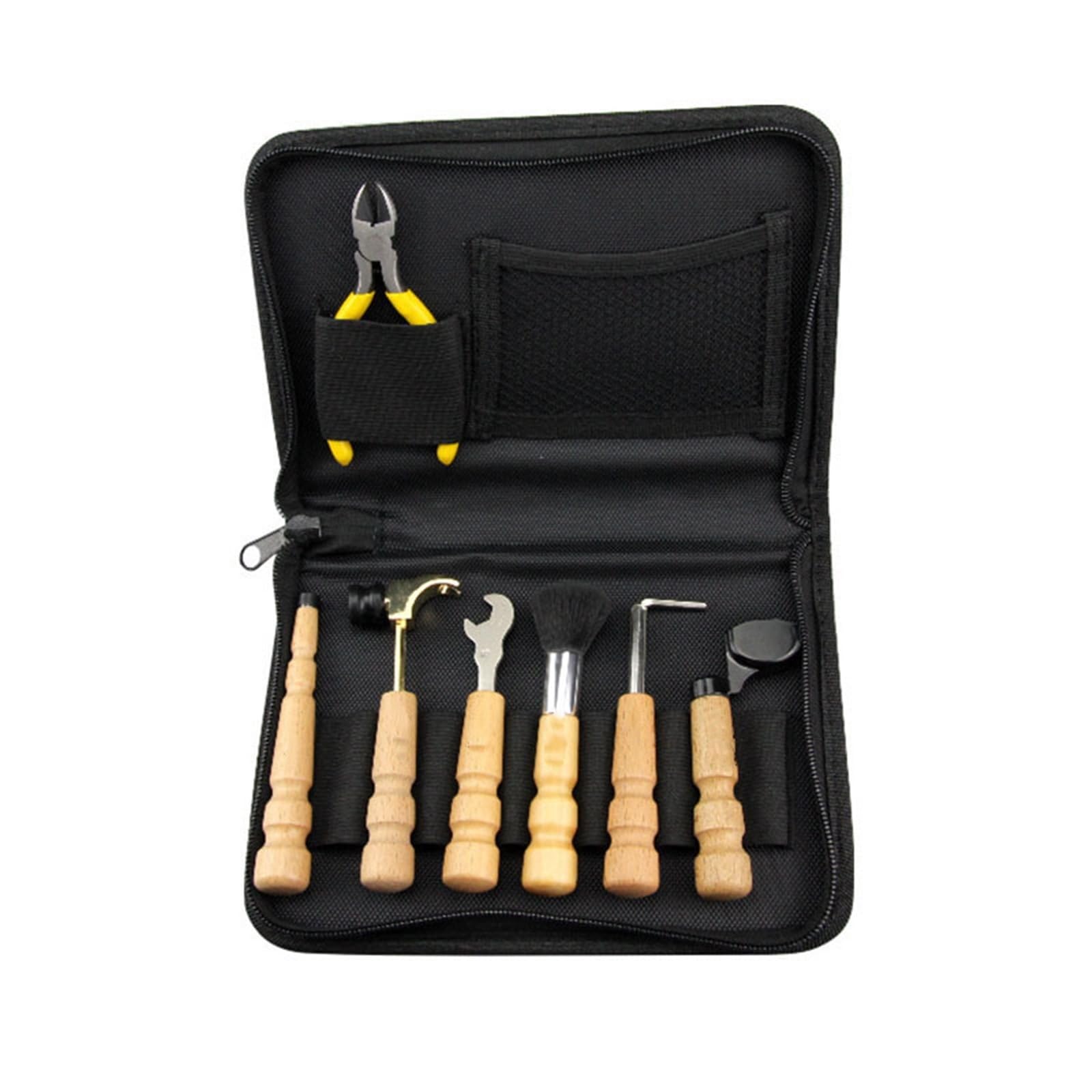 herramientas de reparación de guitarras Kit De Herramientas Reparación Y Mantenimiento Guitarras Que Incluye Una Llave Hexagonal Para Cambiar Cuerdas Afinar