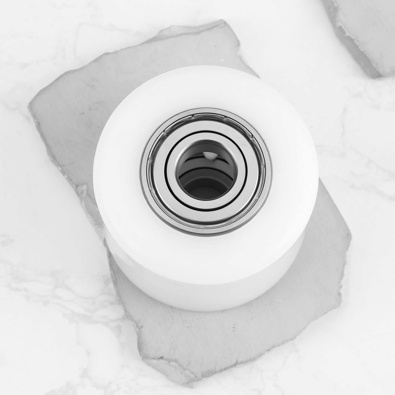 ECSiNG Roulement à Rouleaux en Nylon pour Transpalette 80 X 70 Mm Alésage de 20 Mm pour Transpalettes à Double Rouleaux