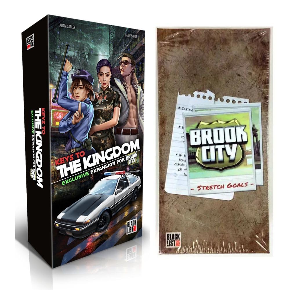 Blacklist Games Brook City RPG Expansions Bundle: Keys to The Kingdom and Stretch Goals (2 Items)