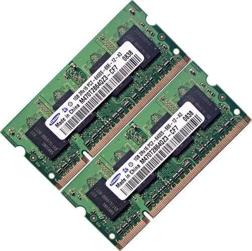 DrMemory 2GB (2x1GB) DDR2 PC2-6400 800MHz Laptop (SODIMM) Memory RAM KIT 200-pin