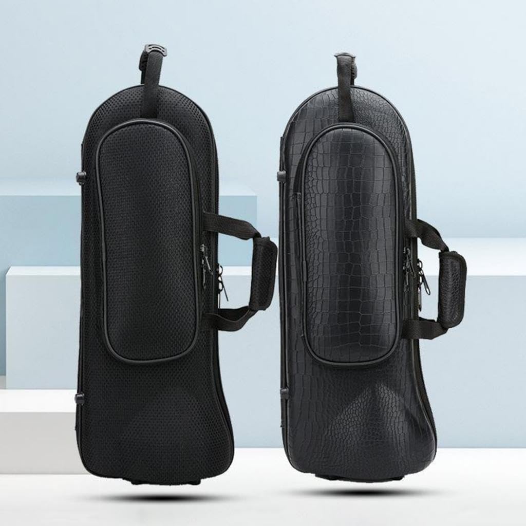 Borsa Professionale per Tromba Oxford con Custodia in Morbido Cotone, Custodia Rigida in Schiuma, Design Leggero per Strumenti in Ottone, in Tessuto Oxford
