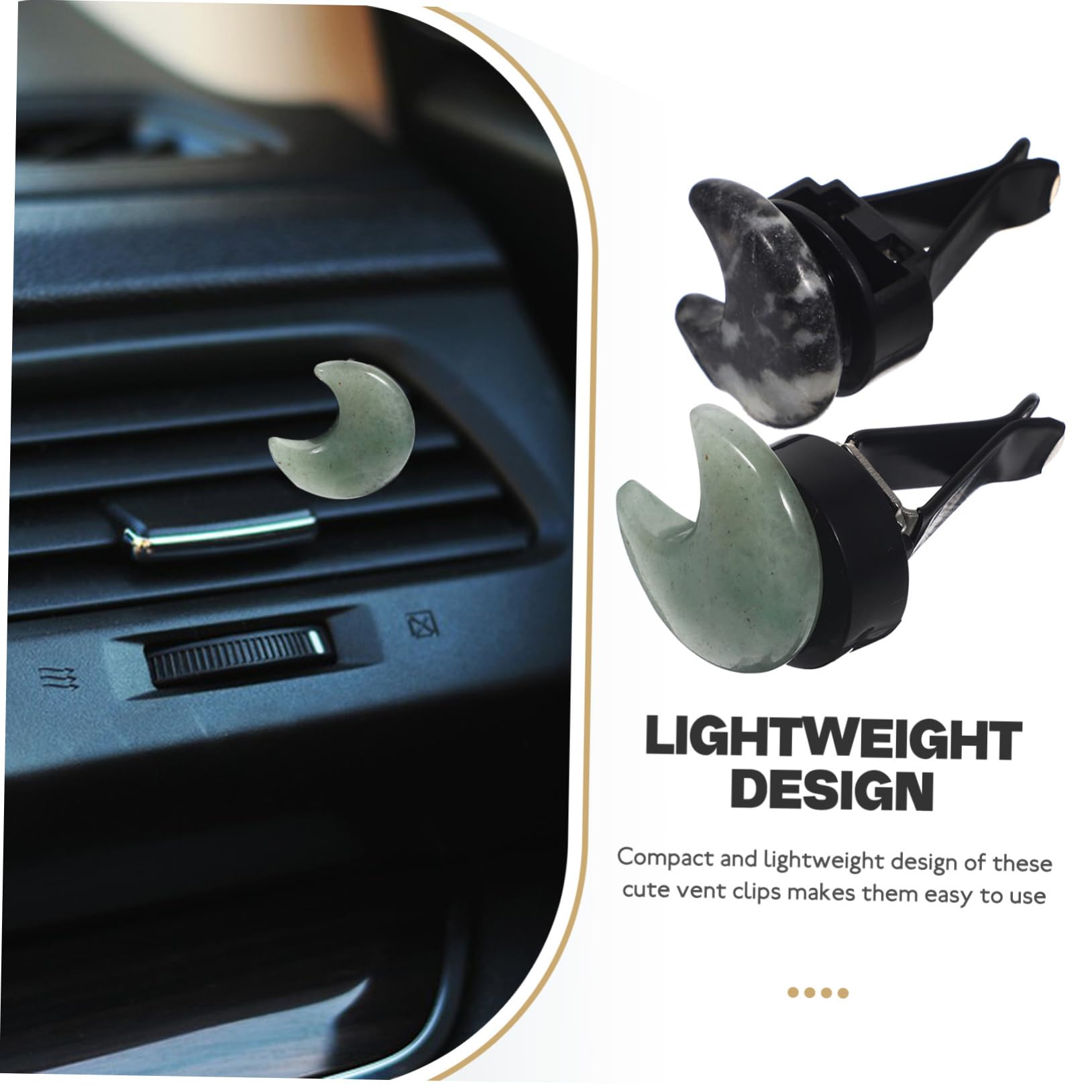 Gatuida 8 Pz Clip Per Profumo Per Auto Simpatico Deodorante Per Auto Clip Di Uscita Del Diffusore Per Auto Arredamento Dell'auto Accessori Per Prese D'aria Per Auto Cristallo