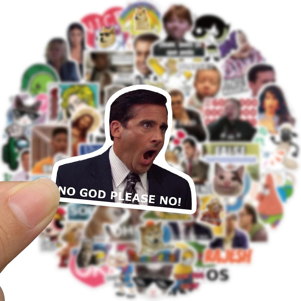 Meme Stickerset stickers kinderen tieners 100 stuks grappige Meme Stickerset stickers kinderen tieners 100 stuks grappige