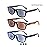 EYEGUARD 3 Pack Unisex Classic of Style Sunglasses Readers Outdoor Reading Glasses for Men and Women 1.75- Not Bifocals