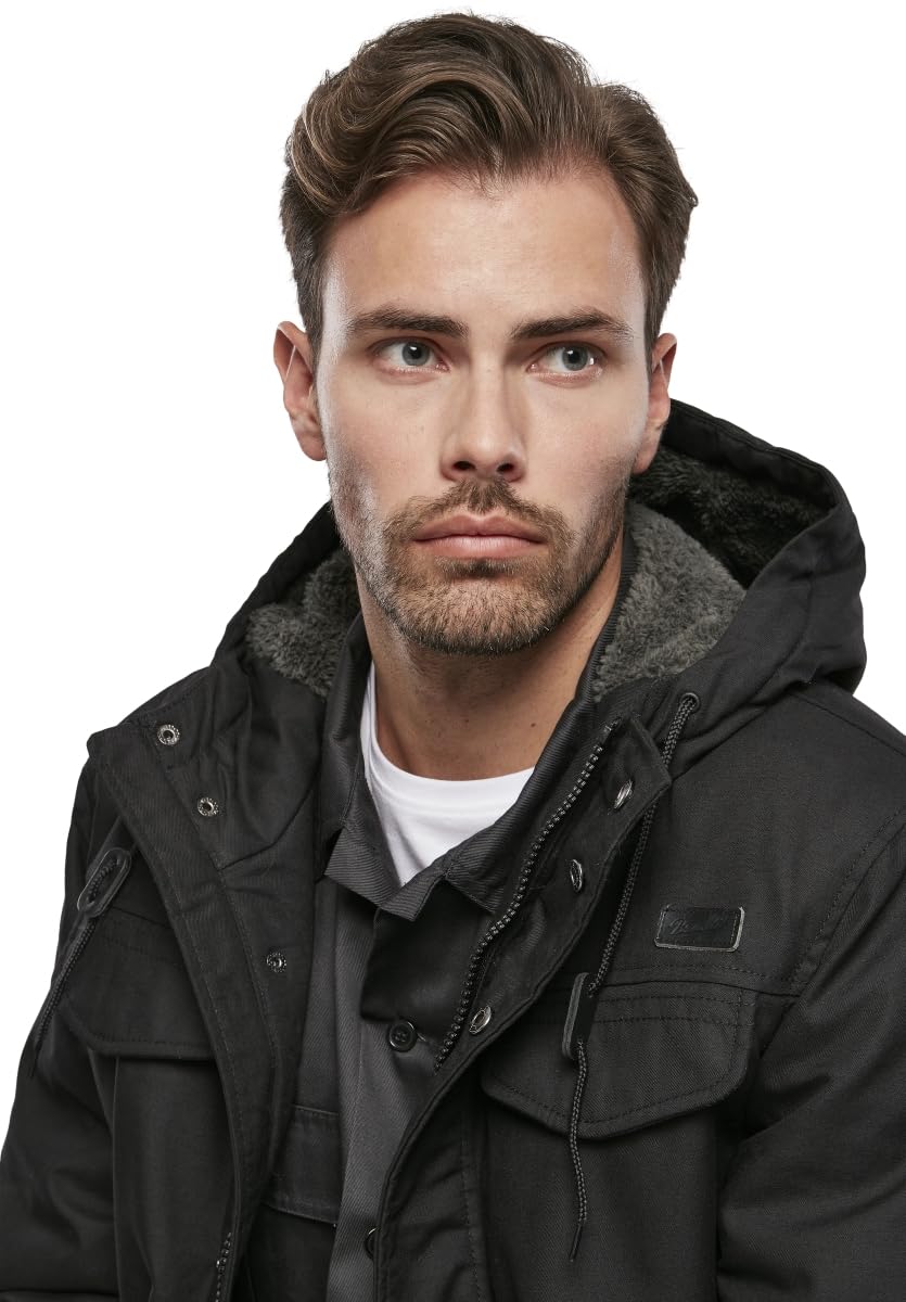 Brandit Brandit Marsh Lake Teddyparka męska Marsh Lake Teddyparka Men Mężczyźni,czarny,XL
