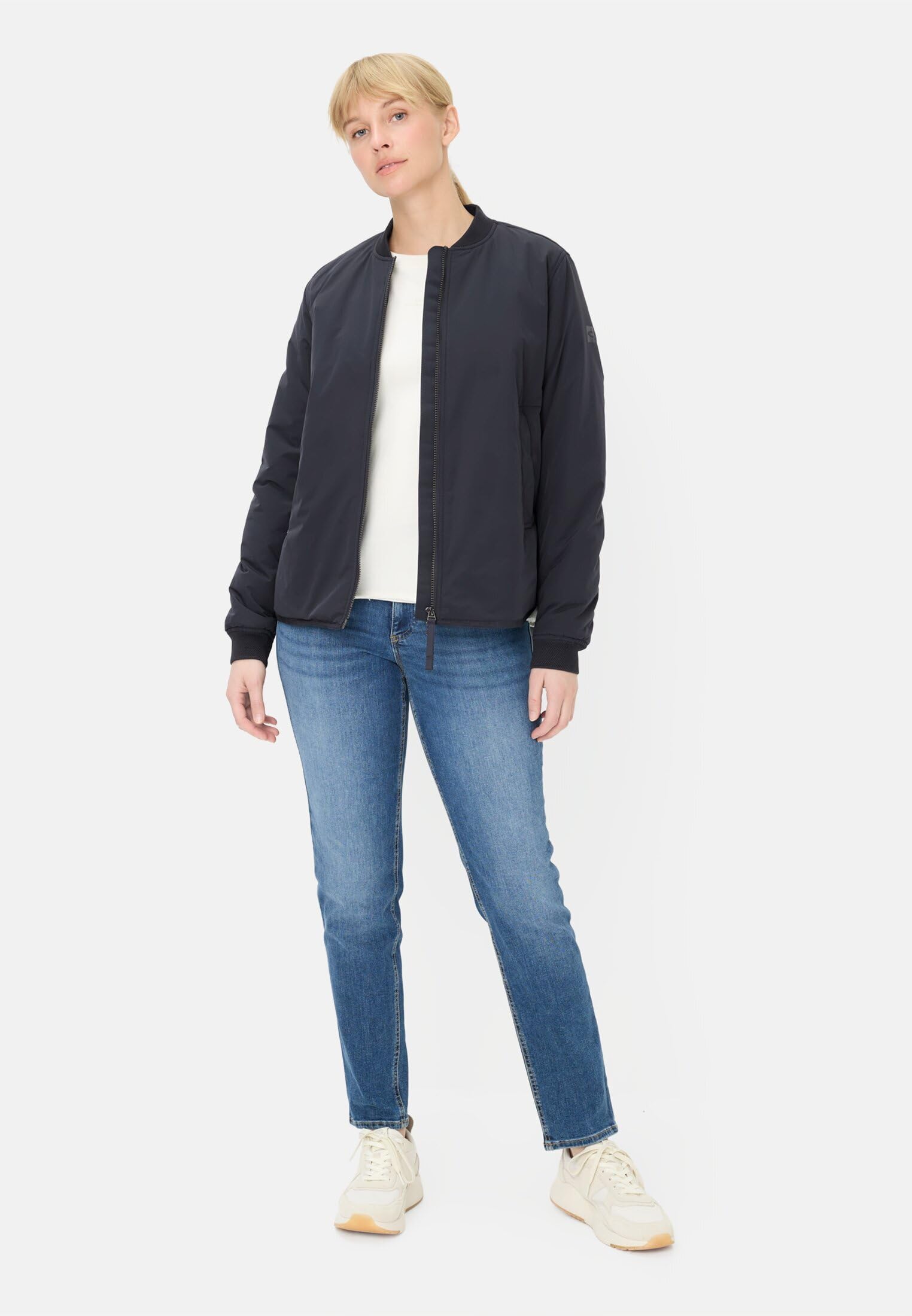 camel active Damen Jacke mit 2-Wege-Reißverschluss