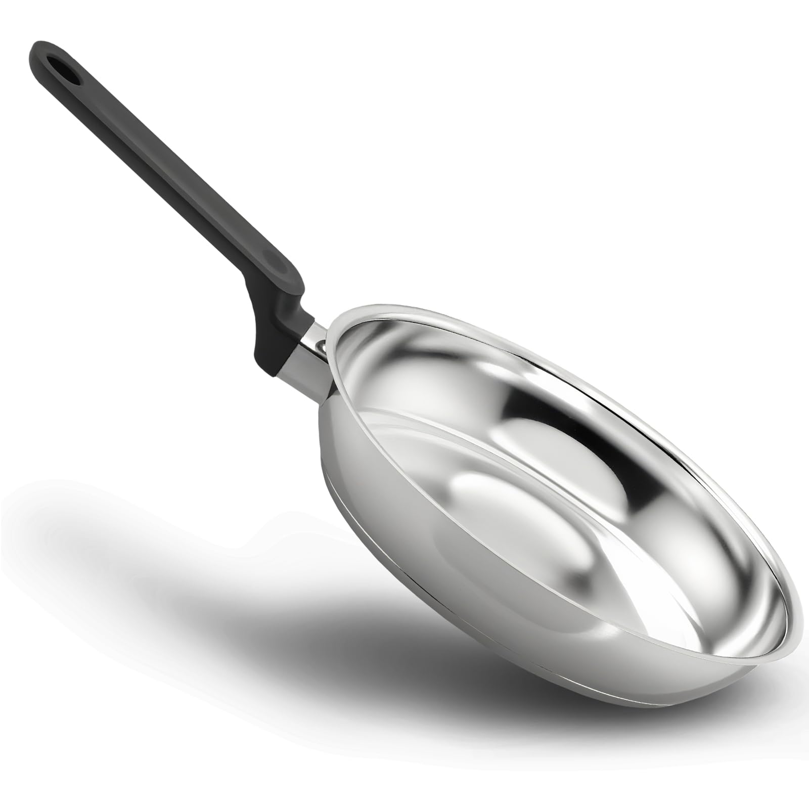 Poêle en fonte antiadhésive de 21.6 cm pour nettoyer sans frotter