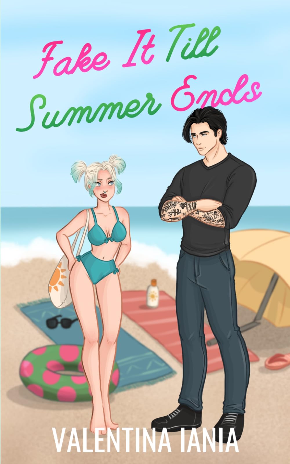 Fake It Till Summer Ends: Standalone, summer read, beach read, tattooed MMC, spicy summer rom-com, hot reality show (ELM HOLLOW HOLIDAYS SERIES - From Sunrise Ranch Series)