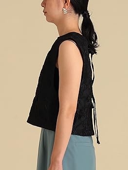 値下げ！【新品】 Ray BEAMS(レイビームス)ジャカードバックリボンベスト Ray BEAMS（レイビームス）の「Ray BEAMS / ジャカード バック リボン