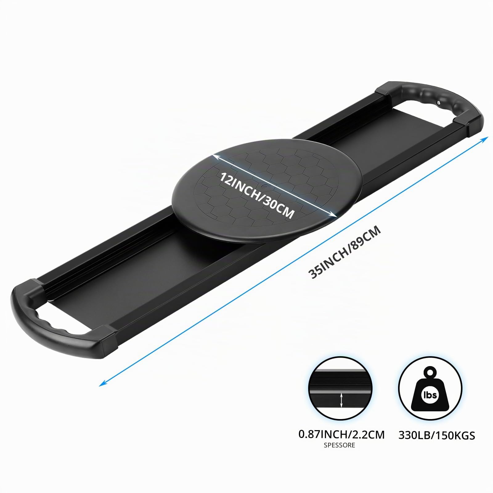 EASACE Slide Transfer Board,Trasferimento portatile, capacità di peso 150 kg, spessore per pazienti anziani, assistenza per pazienti anziani, pazienti anziani, anziani e disabili