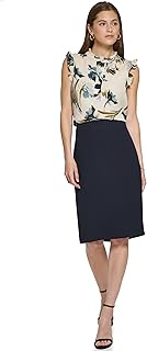 Women's Business Casual Knee-Length Pencil Skirt