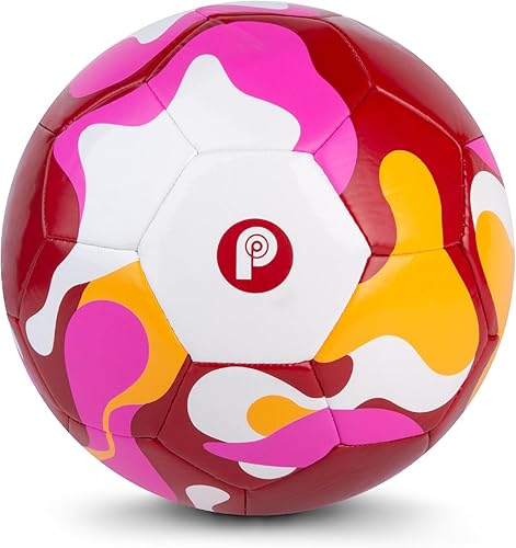 PP PICADOR Balón de fútbol tamaño 5, pelota de fútbol tricolor para jóvenes y adultos, pelotas de fútbol para niños y niñas, para deportes en