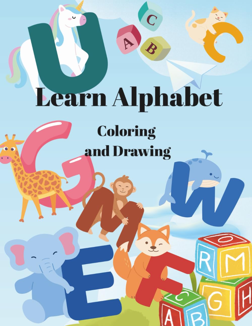 Learn Alphabet: Coloring and Drawing