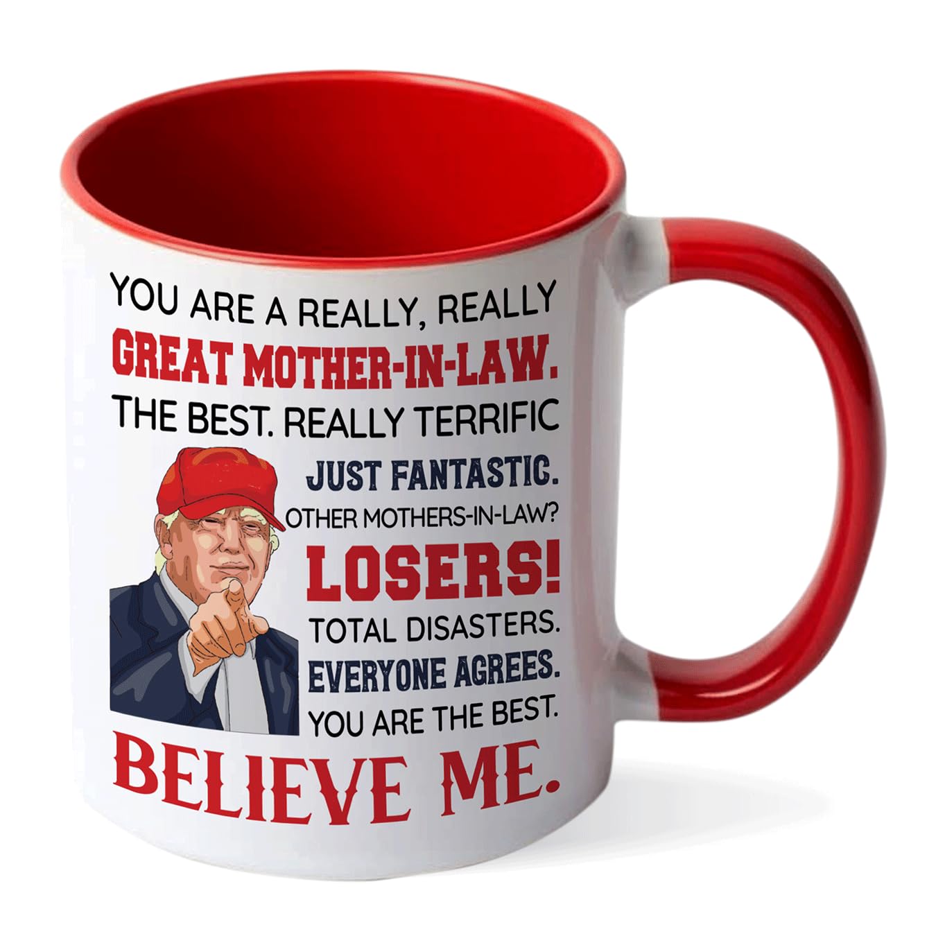 Viberty Mothers Day Gifts for Mother In Law, Mom Gifts, Gift For Mommy from Son, Daughter, Bride, Christmas, Birthday Gift for Mom, Mother In Law Ceramic Mug 11Oz