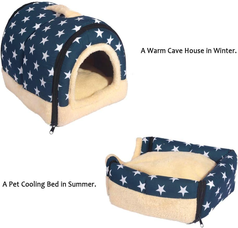 Buy ANPPEX Igloo Dog House, Portable Cat Igloo Bed with Removable
