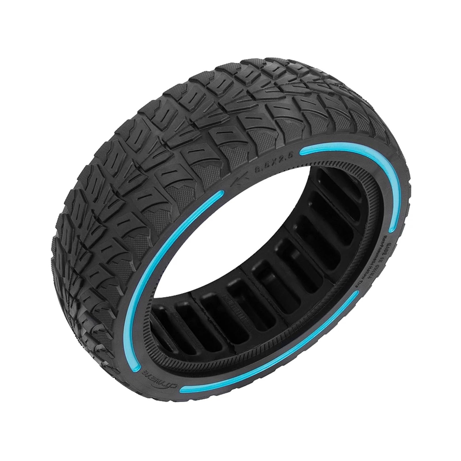Pneus Tout-Terrain Trottinette Pneu Tout-Terrain Solide De 8,5 Pouces for Pneus Tubeless Résistants for Scooter Électrique, en Caoutchouc, X 2
