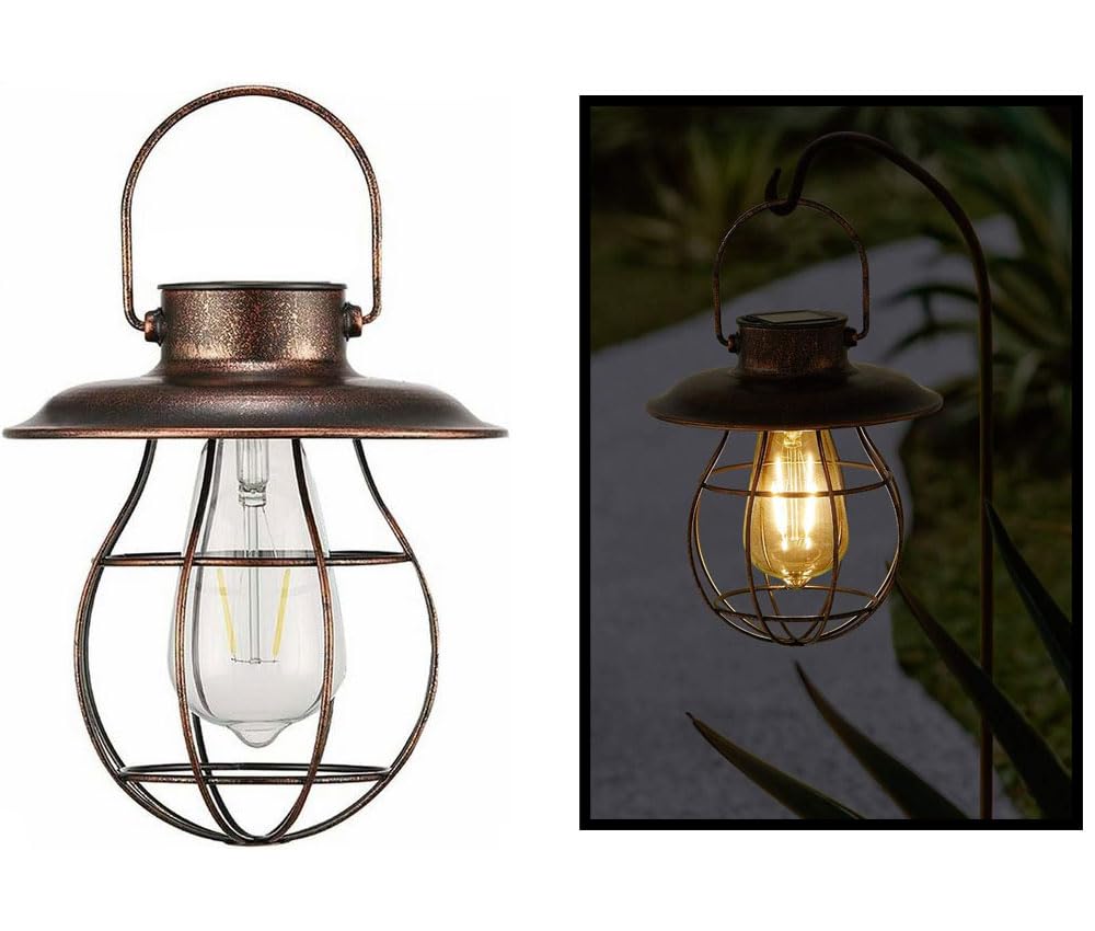 Solar Hanging Lantern – Resin Dog-Shaped Animal Design – Solar Powered, Soft Night Light – Outdoor Garden, Porch Or Indoor Use – 11.5x6.5x6.5cm